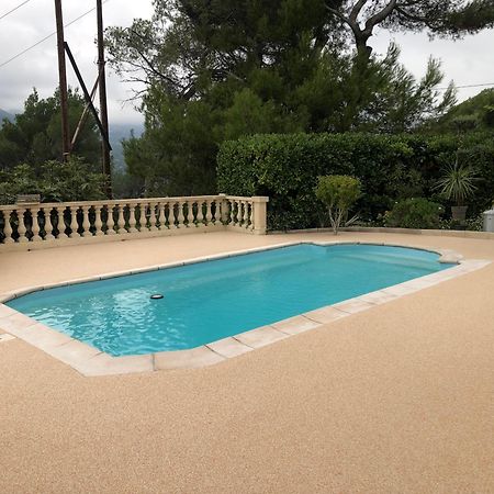 Charmante Villa A 15 Min De Nice Avec Piscine Blausasc Exteriör bild