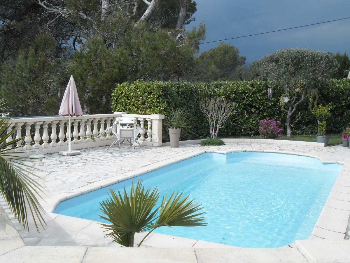 Charmante Villa A 15 Min De Nice Avec Piscine Blausasc Exteriör bild