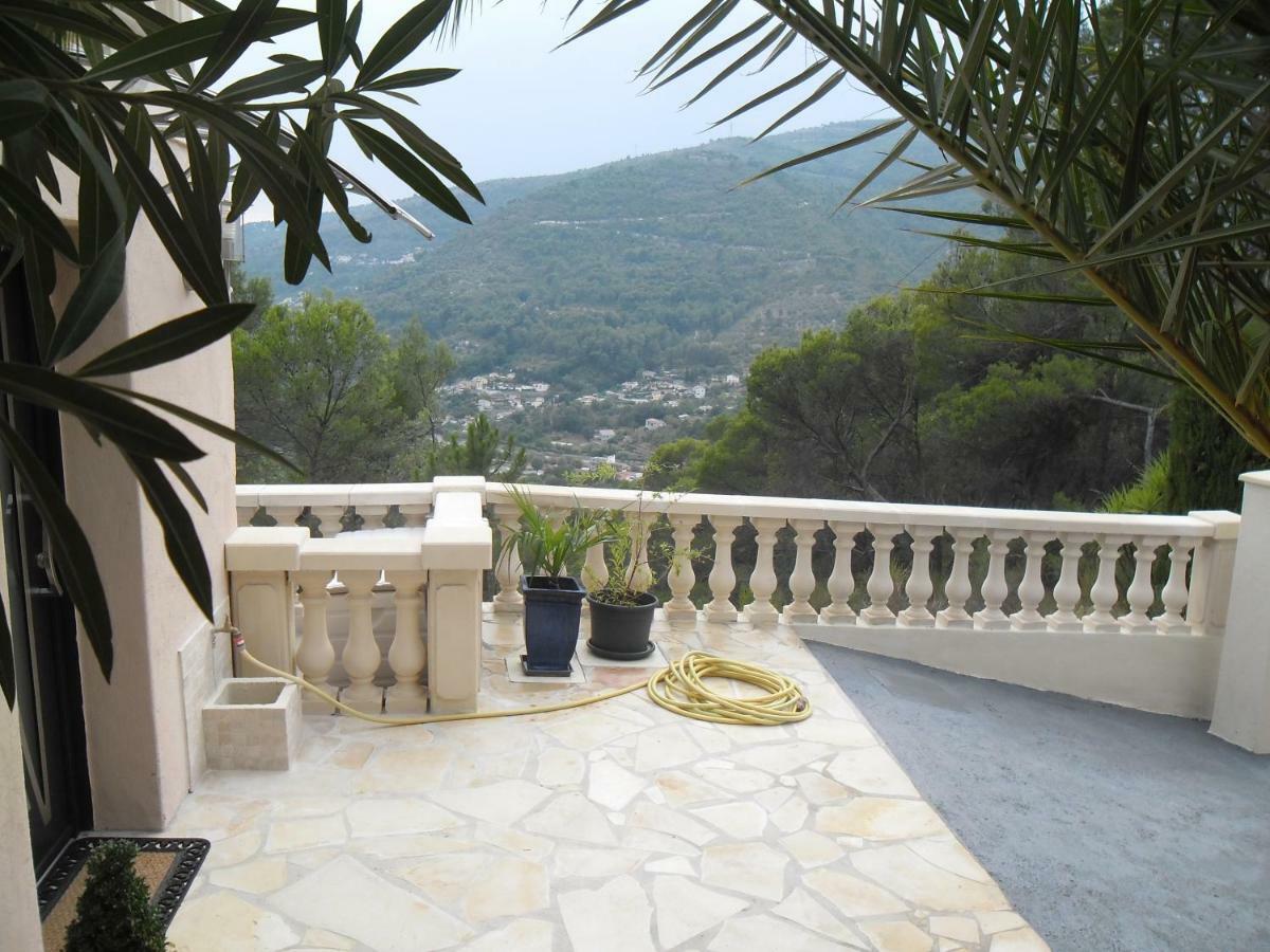 Charmante Villa A 15 Min De Nice Avec Piscine Blausasc Exteriör bild